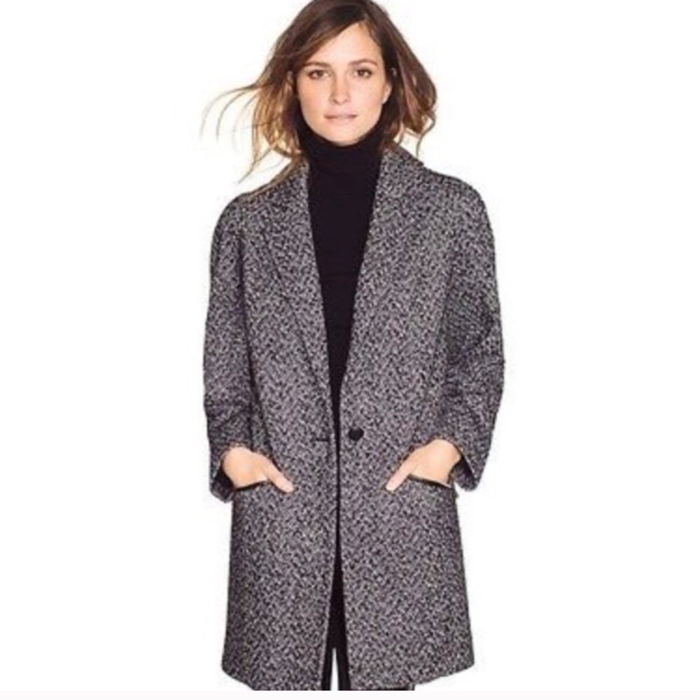White House black market wool coat size xxs